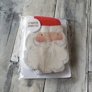 NWT - Meri Meri Santa Face Paper Napkins (32 ct.)